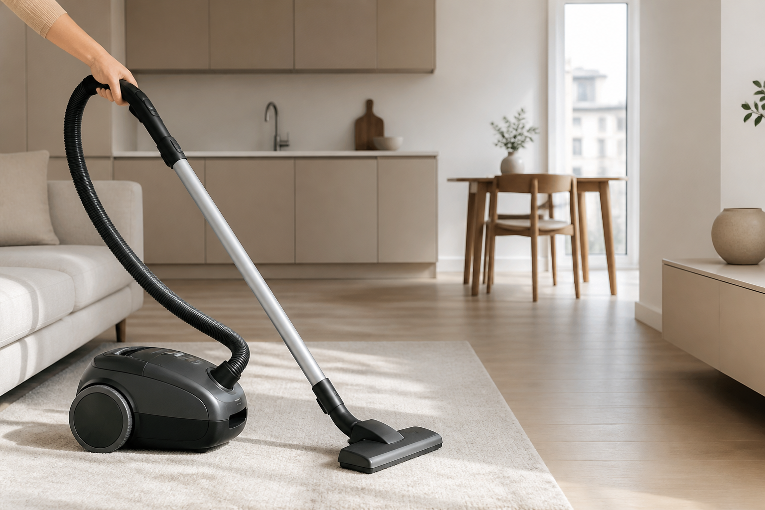 Welke stofzuiger met laag geluidsniveau past bij een appartement?