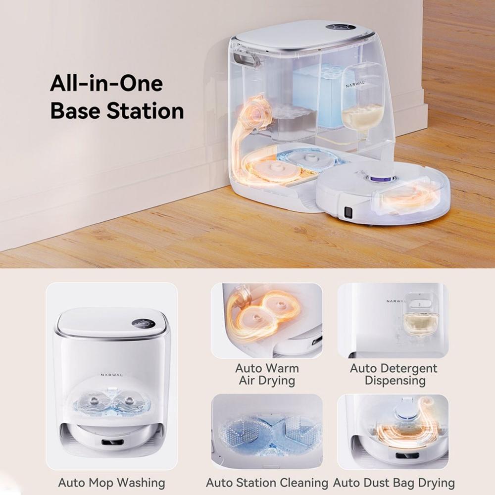 All In One Robotstofzuiger Basisstation Automatische Functies