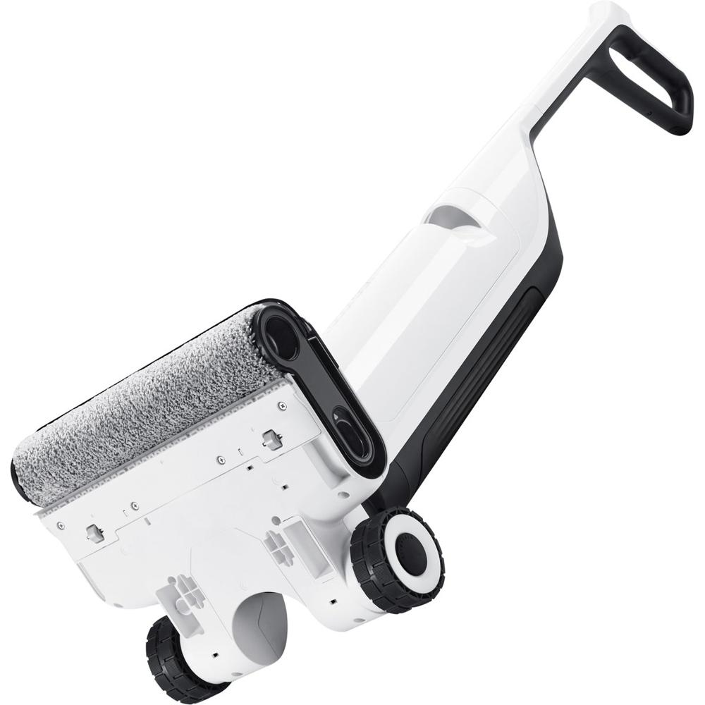 Een innovatieve stofzuiger met een regelmatig rolontwerp en een ergonomische handgreep. De stofzuiger is uitgerust met een multifunctionele roller voor effectieve reiniging op verschillende oppervlakken.