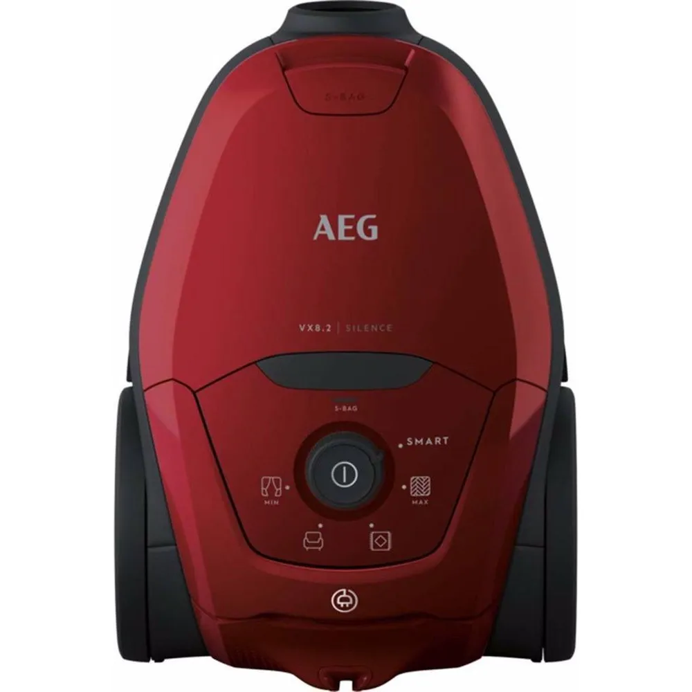 Aeg Vx82 1 2Cr Ecoline Rode Stofzuiger Met Zak En B Bedieningspaneel Webp