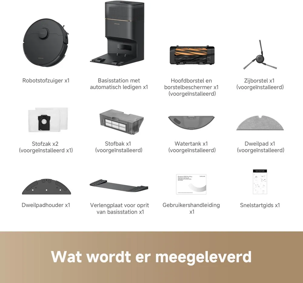 Dreame D20 Pro Plus Robotstofzuiger Accessoires Basisstation