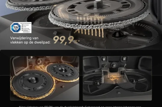Dreame L40s Pro Ultra – Zelfreinigend basisstation met dweilpad en vuilverwijdering van 99,9%