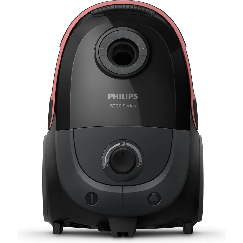 Philips 5000 Serie Triactive Xd5123 10 Stofzuiger Zwart Rood Ontwerp Van Voren