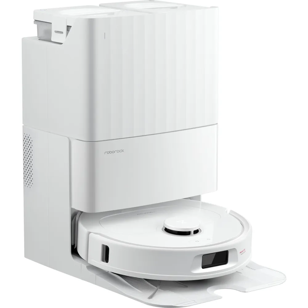 Roborock Qv 35A Robotstofzuiger Dweilfunctie Zelfreinigend Station Wit