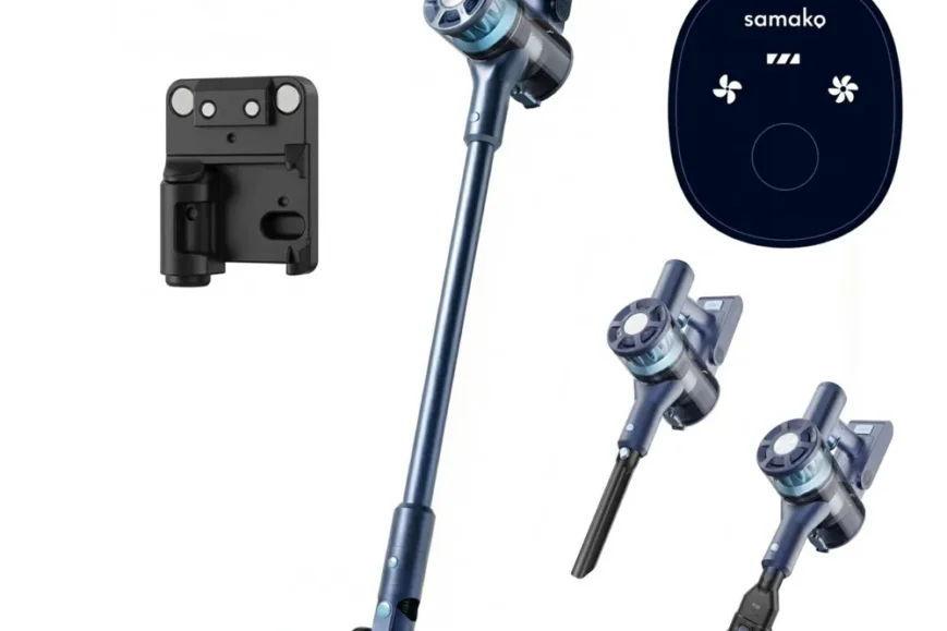 Samako Draadloze stofzuiger CleanDetect Lite met twee opzetstukken en afstandsbediening in moderne uitvoering