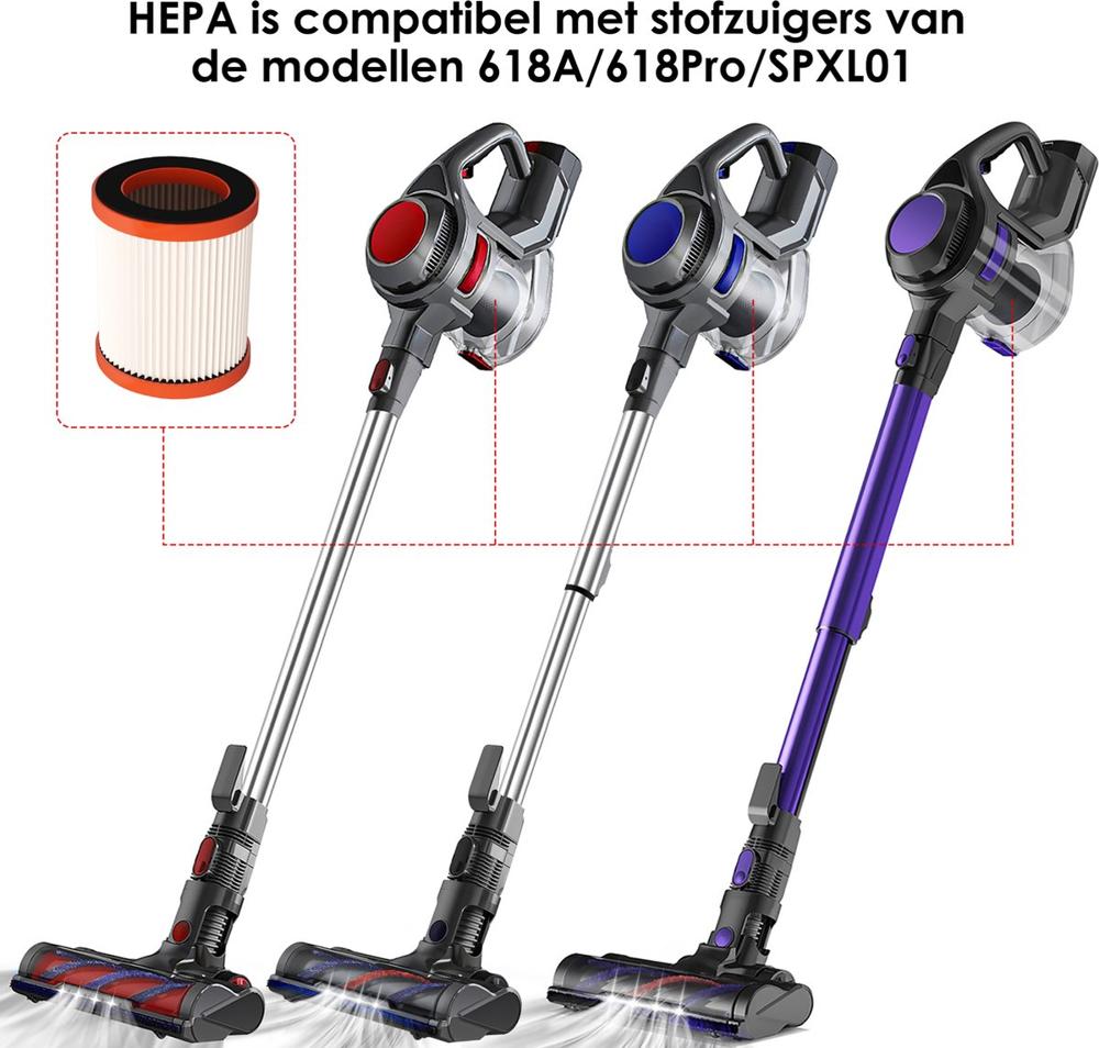 Verschillende Stofzuigers Hepa Filters 618A 618Pro Spxl01