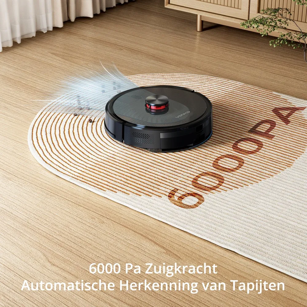 Vonko S6 Pro Robotstofzuiger Op Tapijt